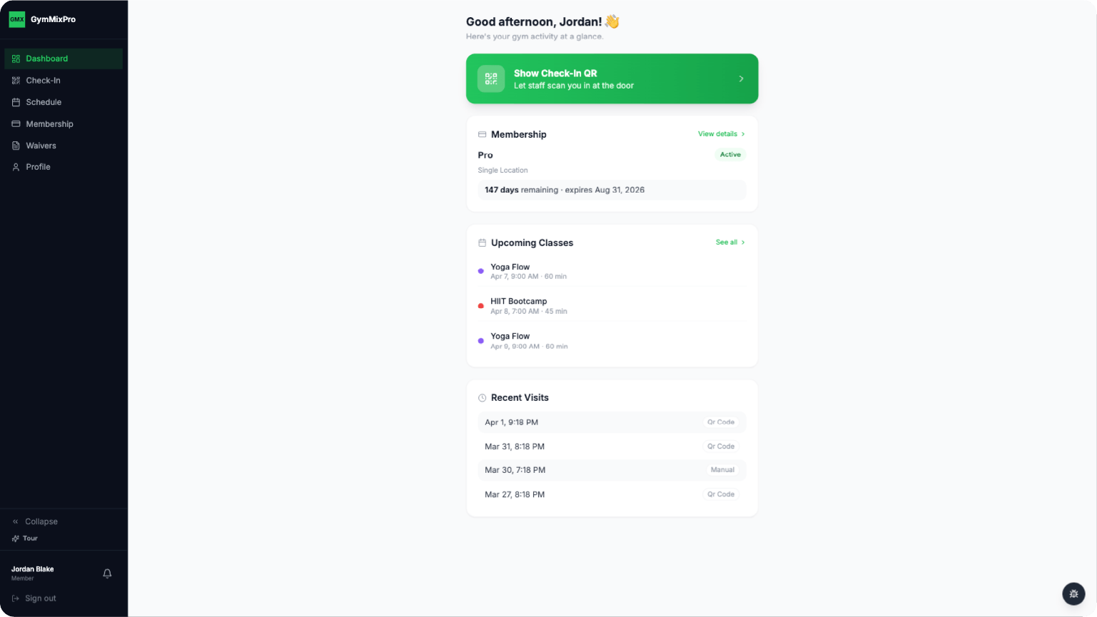 Staff management on desktop